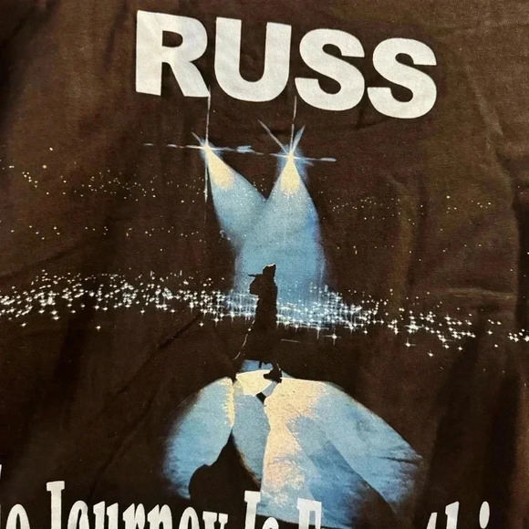 🆕️ Russ Ain't No Destination The Journey is Everything Tour Graphic Tee - Picture 4 of 6